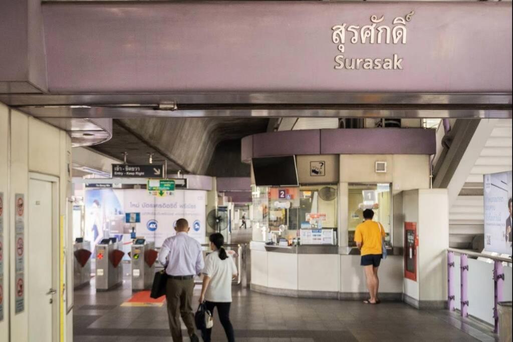 P3 Silom Large 2Beds Full Kitchen Wifi 4-6Pax Apartment Bangkok Exterior photo